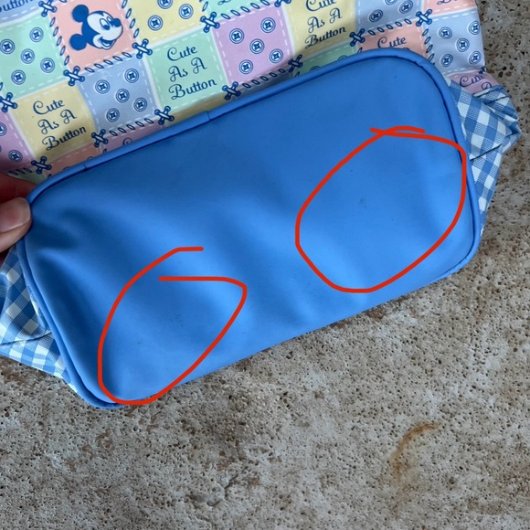Vtg 90s Disney Babies Diaper Bottle Bag Mickey & Minnie Mouse Colorful Rare Med - Picture 6 of 16